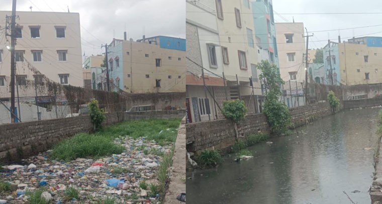 క్లీనింగ్‌కు ముందు - త‌ర్వాత‌.. బుల్కాపూర్ నాలా శుభ్ర‌మైంది ఇలా..

