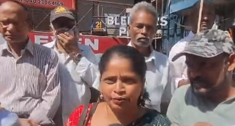 మద్యం షాపుకు వ్యతిరేకంగా ఆందోళన