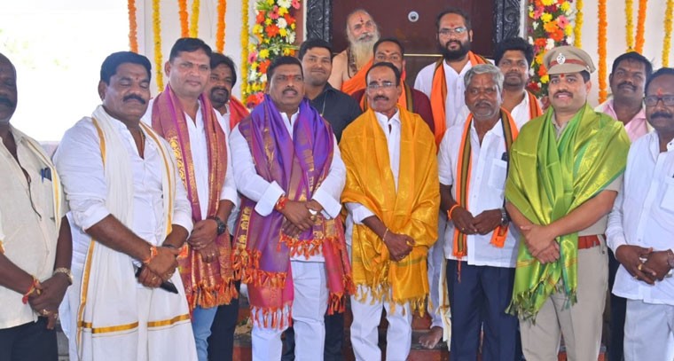 మరో మారు దైవభక్తిని చాటుకున్న ఎమ్మెల్యే జిఎంఆర్ 