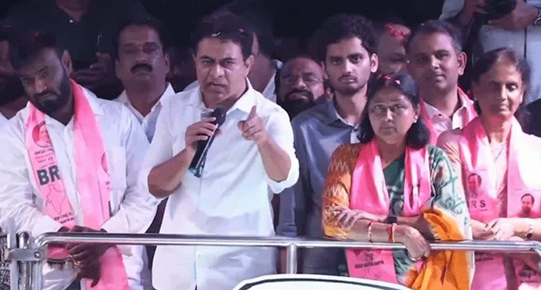 బీఆర్ఎస్ గెలిస్తే కాంగ్రెస్‌కు హామీలు గుర్తుకొస్తాయి: కేటీఆర్