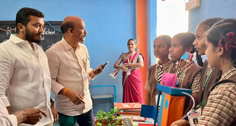 సైన్స్ ఫెయిర్‌లో ముఖ్య అతిథిగా పాల్గొన్న బీఆర్ఎస్ నాయకులు మాద్రి పృథ్వీరాజ్ 