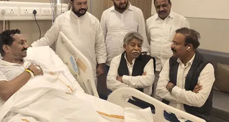 ఎంపీని పరామర్శించిన ఎమ్మార్పీఎస్ అధినేత