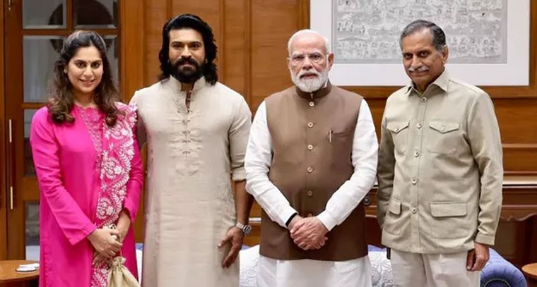 ప్రధాని మోదీని కలిసిన రామ్‌చరణ్‌ దంపతులు.. ఎందుకంటే!