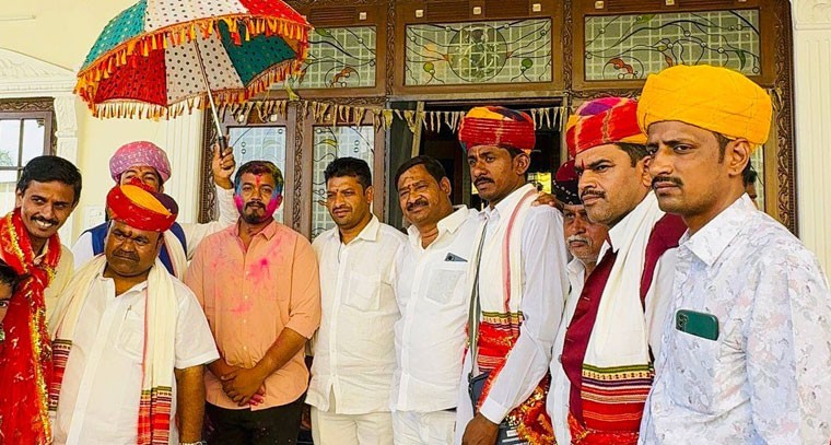 హోలీ పండుగ ఉత్సవాల్లో పాల్గొన్న మాద్రి పృథ్వీరాజ్ 