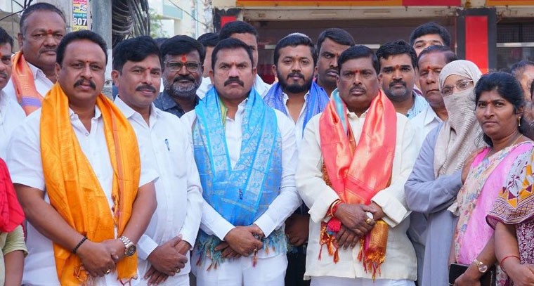 2.50 లక్షల రూపాయల అభివృద్ధి పనులకు శంకుస్థాపన చేసిన ఎమ్మెల్యే జిఎంఆర్ 