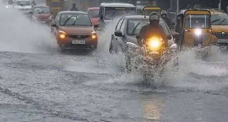 మియాపూర్ లో భారీ వర్షం