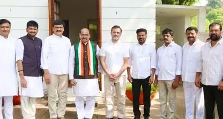 రాహుల్ గాంధీని కలిసిన వీరేశం, మైనంపల్లి