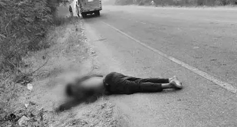 గుర్తు తెలియని వాహనం ఢీకొని యువకుడు మృతి