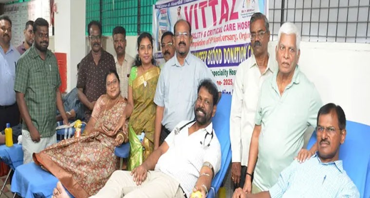 నల్గొండలో రక్తదాన శిబిరం