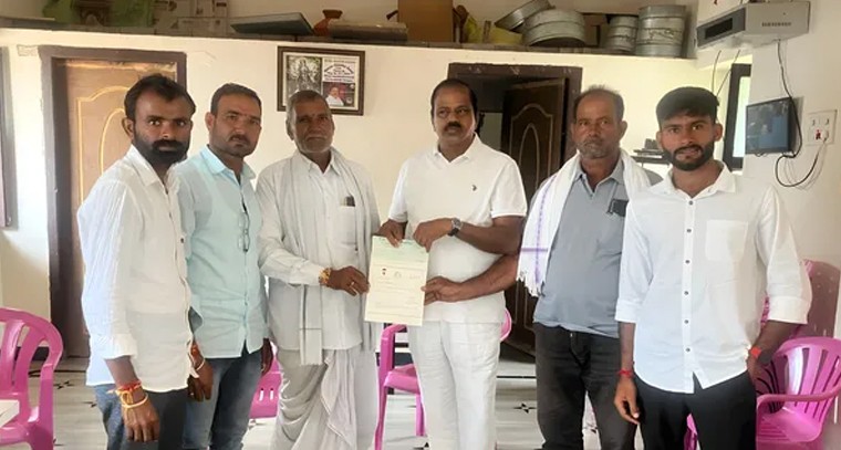 సీఎం సహాయ నిధి చెక్కును అందించిన భూపాల్ రెడ్డి