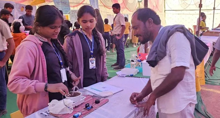 చిన్నారి ఆన్విత్ రెడ్డి సైన్స్ ప్రదర్శన అబ్బురపరిచింది