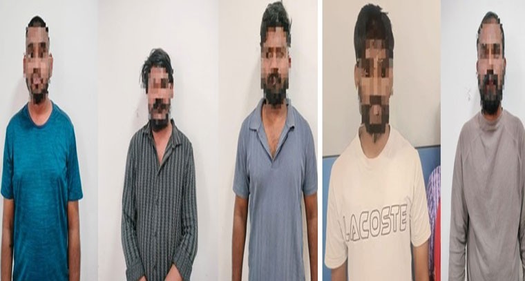 ఆన్‌లైన్ లోన్ మోసాలకు పాల్పడుతున్న ఐదుగురు నిందితుల అరెస్ట్