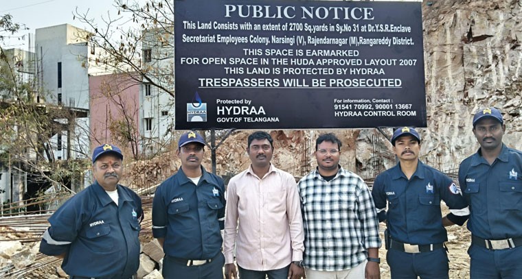 నెక్నాంపూర్‌లో 2700 గ‌జాల భూమిని కాపాడిన హైడ్రా