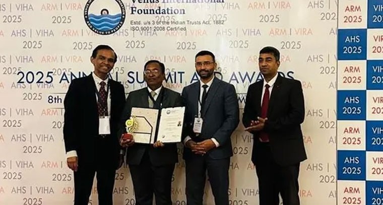 ప్రొఫెసర్ డాక్టర్ మారం వెంకటరమణారెడ్డికి అంతర్జాతీయ పురస్కారం