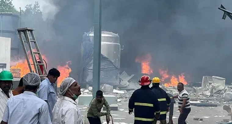 కాసేపట్లో సిగాచి పరిశ్రమకు NDMA బృందం