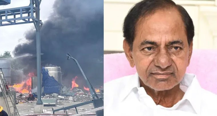 పాశమైలారం పేలుడు ఘటన.. కేసీఆర్ దిగ్భ్రాంతి