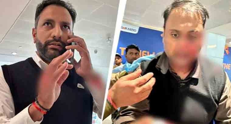 ప్రయాణికుడిపై దాడికి పాల్పడ్డ పైలట్
