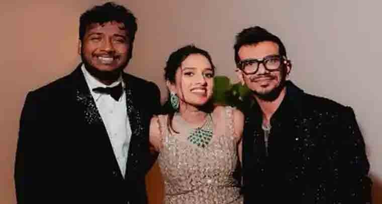 రాహుల్ సిప్లిగంజ్ సంగీత్ వేడుకకి హాజరైన యుజ్వేంద్ర చాహల్‌