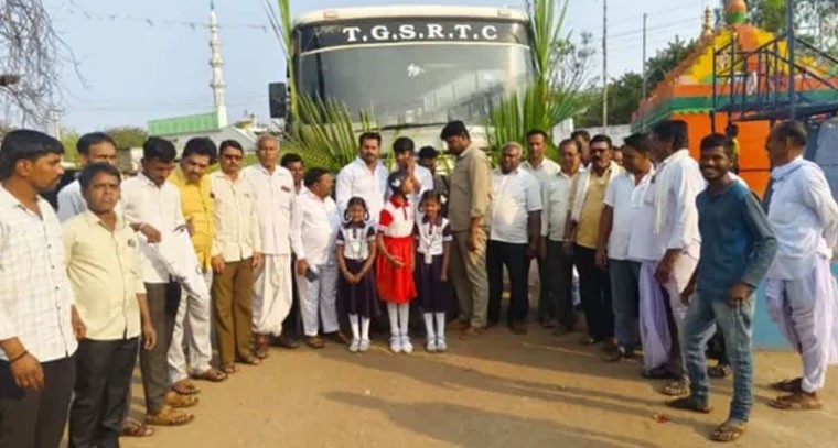 12 ఏళ్ల కష్టం తీరింది: హుల్గేరాకు బస్సు సర్వీస్ ప్రారంభం
