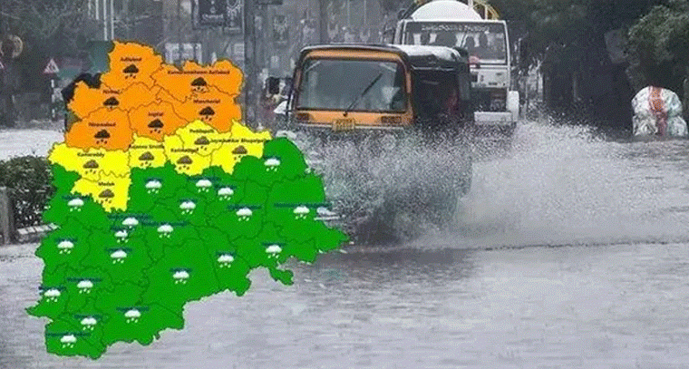 తెలంగాణలో మరోసారి వర్షాలు