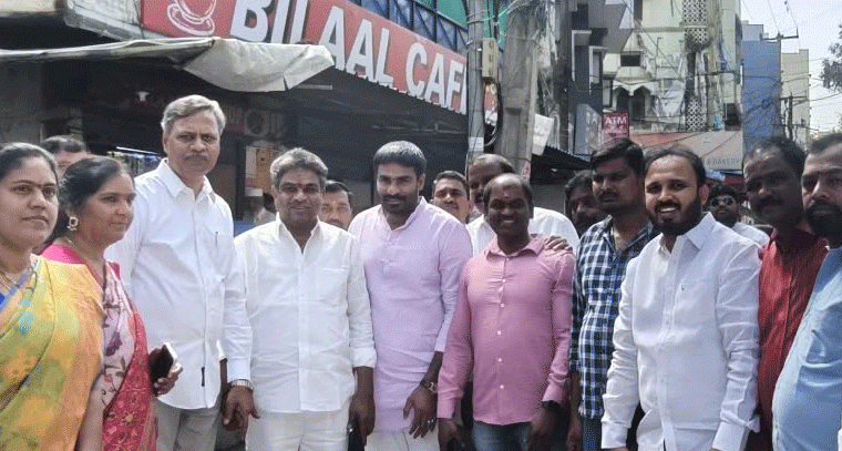  సుల్తాన్‌నగర్ కాలనీలో మరబోయిన రవి యాదవ్ ప్రచారం