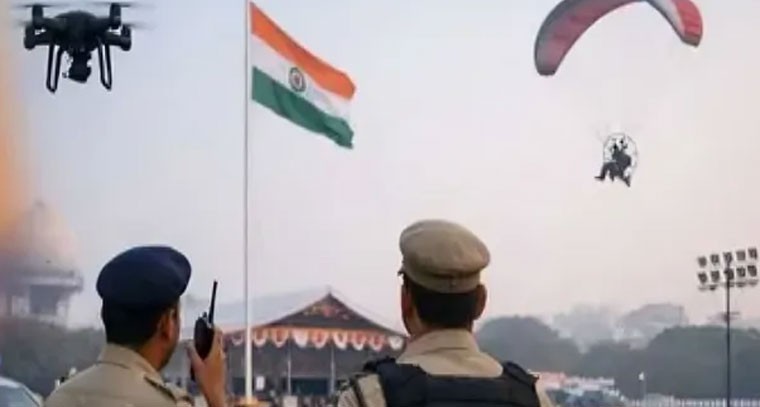 గణతంత్ర దినోత్సవం: డ్రోన్లు, పారా గ్లైడర్లపై నిషేధం
