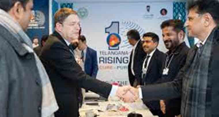 దావోస్ లో ఇజ్రాయెల్ ఇన్నోవేషన్ అథారిటీ ఛైర్మన్ తో సమావేశమైన రేవంత్ రెడ్డి బృందం 