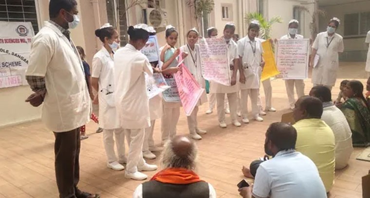 సంగారెడ్డి జనరల్ హాస్పిటల్ లో క్యాన్సర్ పై అవగాహన