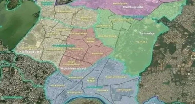 సికింద్రాబాద్ జోన్ మ్యాప్ విడుదల