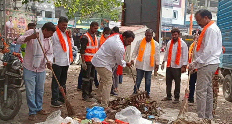 సేవా పఖ్వాడాలో భాగంగా ప్రత్యేక పూజలు