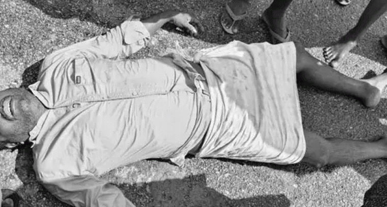 వాగులో ప్రమాదవశాత్తు జారిపడి వ్యక్తి మృతి