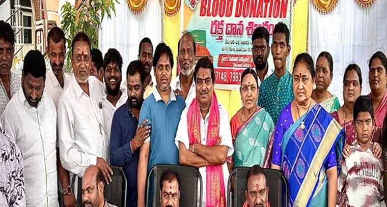 సాహితీ హాస్పిటల్ లో రక్తదాన శిబిరం