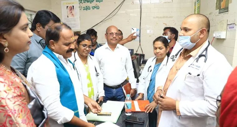 మెగా హెల్త్ క్యాంపును ప్రారంభించిన ఎమ్మెల్యే