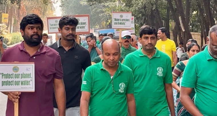 చందానగర్‌లో వరల్డ్ వాటర్ డే సందర్భంగా భారీ అవగాహన