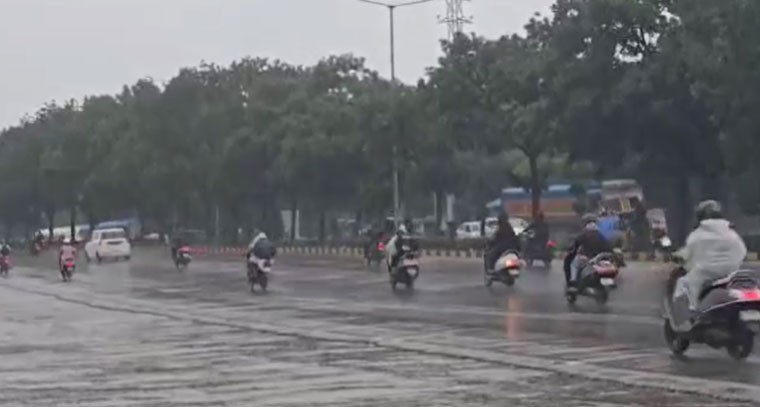 శేరిలింగంపల్లి లోని పలు ప్రాంతాల్లో వర్షం