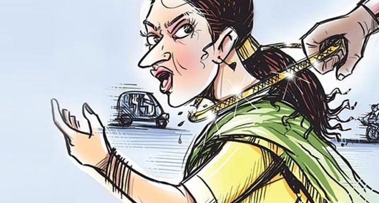 భర్త చేసిన అప్పులు తీర్చేందుకు చైన్ స్నాచింగ్ చేసిన భార్య