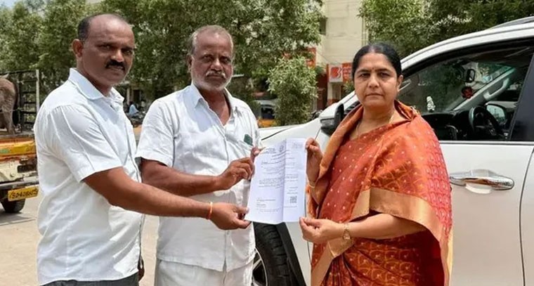 ఎల్ ఓసి పత్రాన్ని అందజేసిన ఎమ్మెల్యే