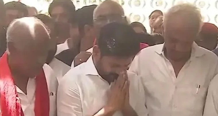 సుధాక‌ర్ రెడ్డికి సీఎం రేవంత్ రెడ్డి నివాళులు