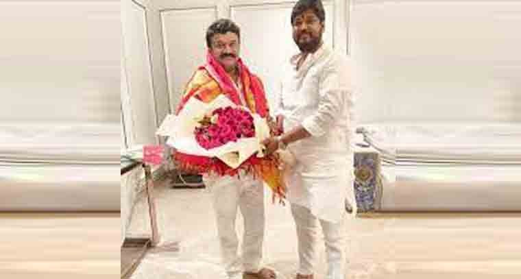 తలసాని శ్రీనివాస్ యాదవ్‌ ను కలిసిన నవీన్ యాదవ్‌