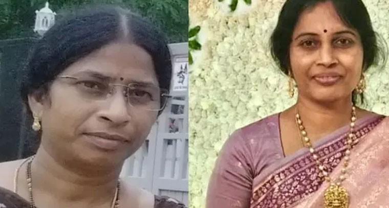 టైరు పేలి బోల్తా కొట్టిన కారు.. ఇద్దరు టీచర్లు మృతి