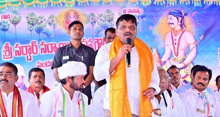 సర్దార్ సర్వాయి పాపన్న గౌడ్ పోరాటం ప్రతి తరానికి స్ఫూర్తిదాయకం :  తీన్మార్ మల్లన్న