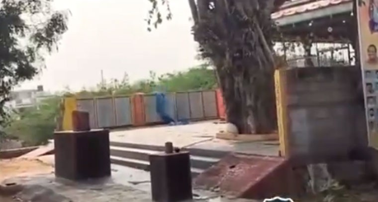 గుడి భూమిని కాపాడిన హైడ్రా 