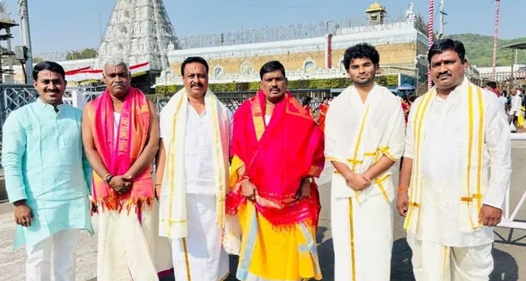 తిరుమల శ్రీవారిని దర్శించుకున్న ఎమ్మెల్యే జిఎంఆర్