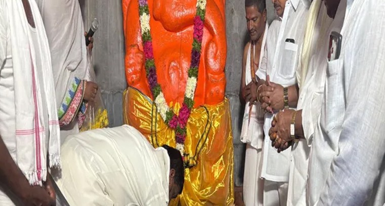 నూతన గణపతి ఆలయాన్ని దర్శించుకున్న ఎమ్మెల్యే