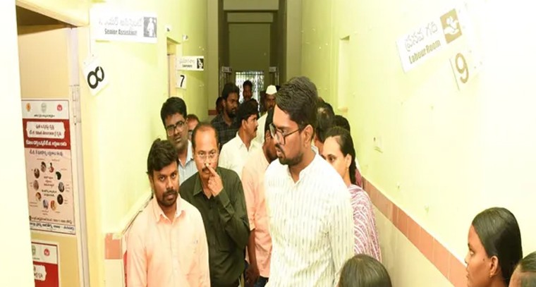 వీపనగండ్ల మండల కేంద్రంలో జిల్లా కలెక్టర్ ఆకస్మిక తనిఖీలు