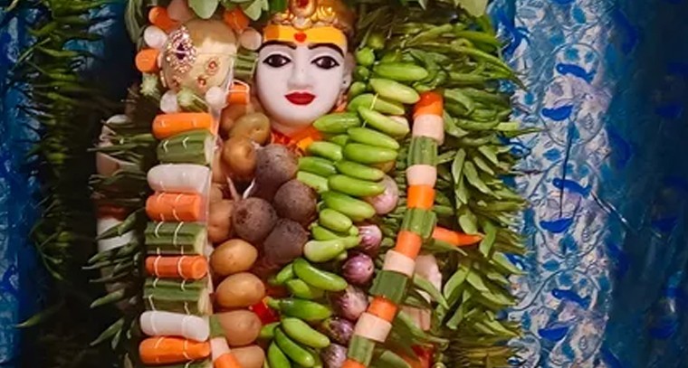 వనపర్తి కన్యకా పరమేశ్వరి ఆలయంలో శాకంబరీ దేవి అలంకరణ