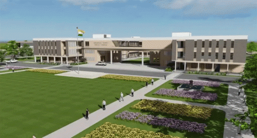 సంక్రాంతికి అందుబాటులోకి..... కరీంనగర్ జిల్లా కొత్త సమీకృత కలెక్టరేట్ భవనం