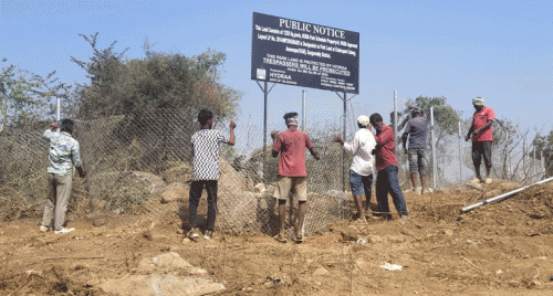 1253 గజాల పార్కు చుట్టూ హైడ్రా ఫెన్సింగ్