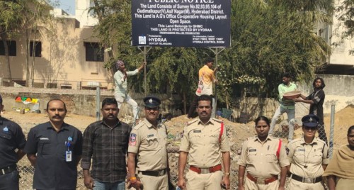  గుడిమ‌ల్కాపూర్‌లో పార్కు క‌బ్జాల‌కు విముక్తి..