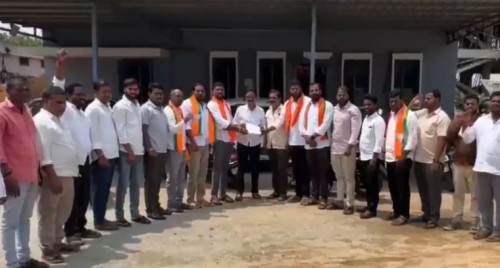తహశీల్దార్ కార్యాలయం ముందు బీజేపీ నిరసన